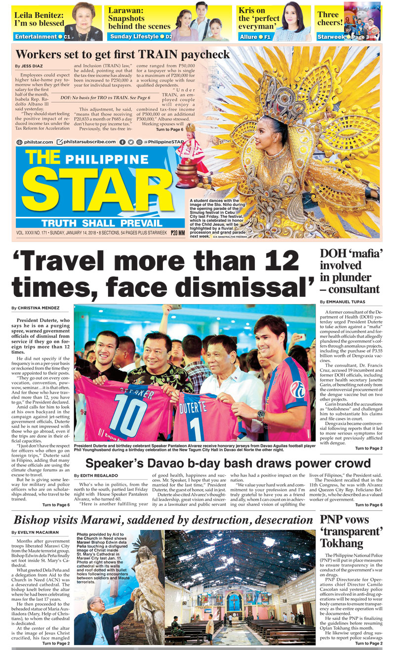 The Star Cover (January 14, 2018)  
