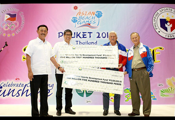 Pagcor hands P7.9-M incentives to Asiad, YOG medalists