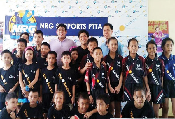 NRG throws support to tennis academy | Sports, News, The Philippine ...