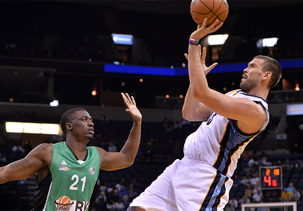 Grizzlies top Maccabi Haifa 97-84 behind 23 from Gasol