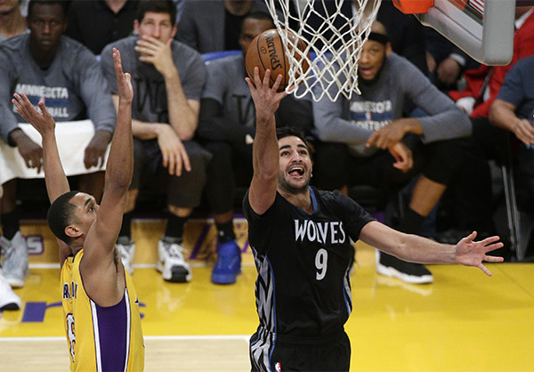 Wolves storm past Lakers on emotional game