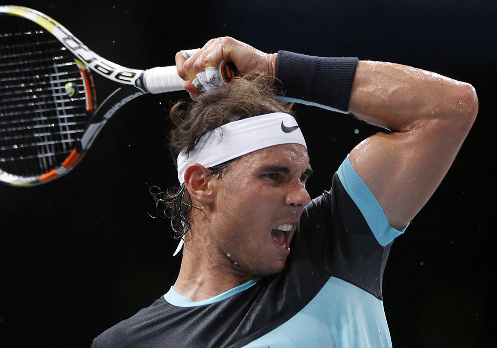 Nadal edges Wawrinka in ATP tiff