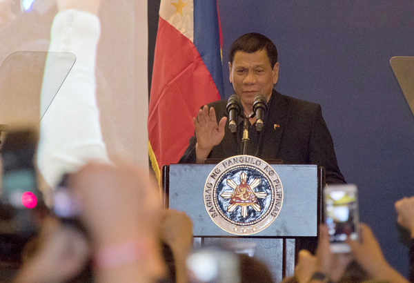 Rody tells AFP: Respect human rights, rule of law