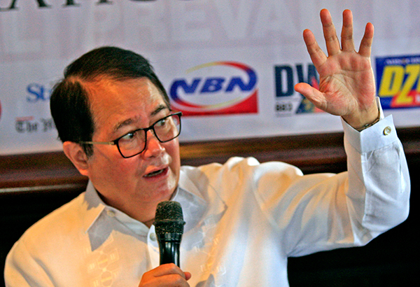 Vargas on Peping ouster: Only in an orderly, legal, unified manner