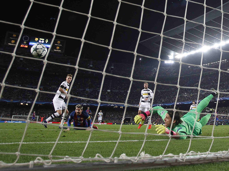 Barcelona matches 20-goal scoring record in Champions League 