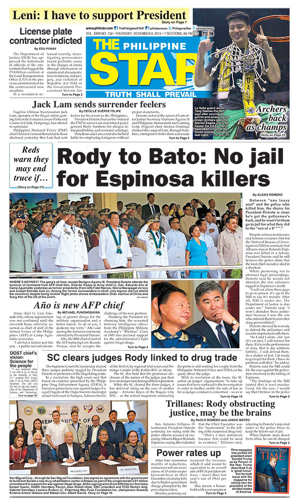 The Star Cover (December 8, 2016)