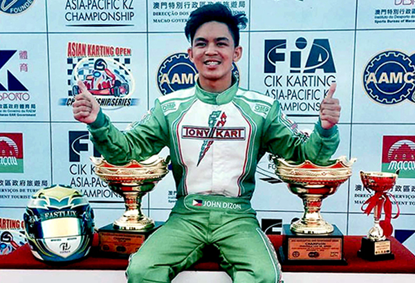 Dizon defies odds, captures Asian karting jr crown