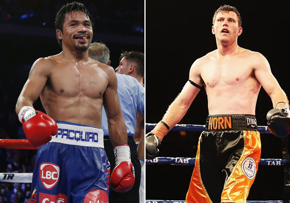 Pacquiao shrugs off age disparity with Horn