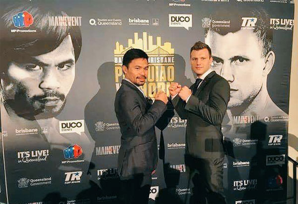 Pacquiao arrives in Australia, set for title fight vs Horn 