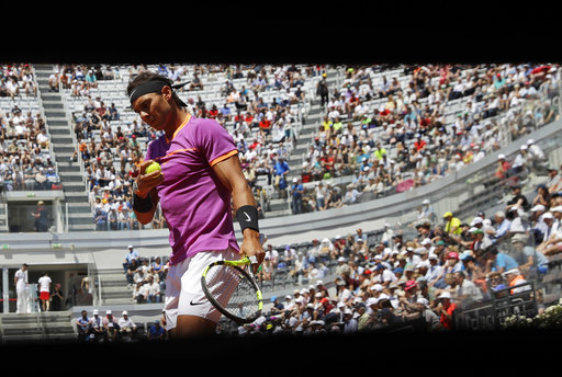 Nadal extends winning streak to 16 when Almagro retires 