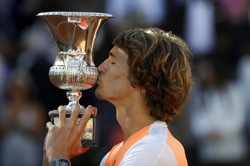 Zverev signals arrival, beats Djokovic to win Italian Open 