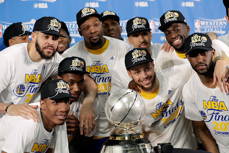 Historic Sweep: Warriors blank Spurs for record 12-0 run to NBA Finals