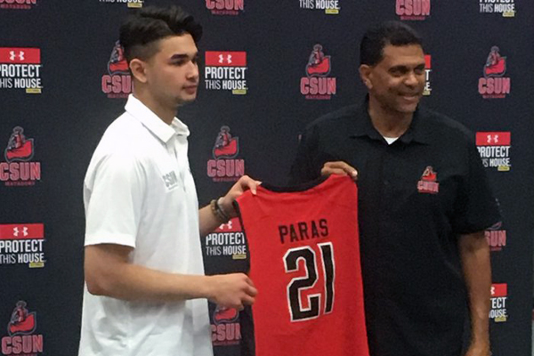 Kobe Paras formally introduced by CalState Northridge