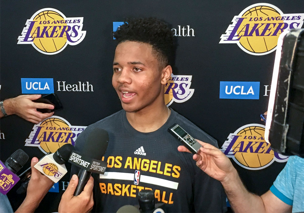 Top NBA prospect Fultz happy to land with Lakers, Celtics