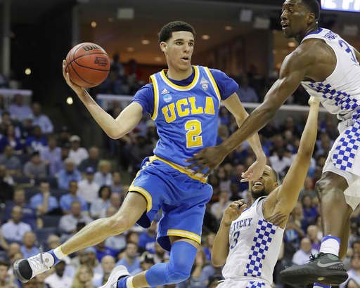 Lonzo Ball's draft stock stays strong with Lakers watching 