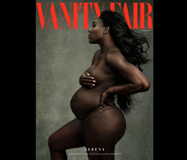 Serena's latest shot: pregnant and nude on magazine cover 