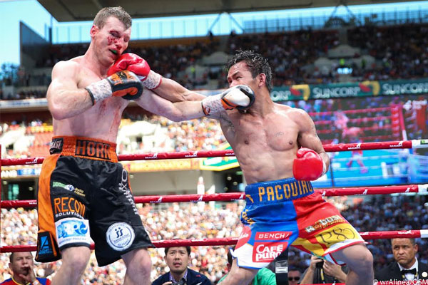 Battle looms over Pacquiao-Horn 2 hosting rights