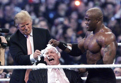 Trump's insult act comes from pro wrestling hype 