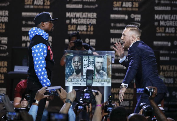 Mayweather-McGregor promo tour gets off to frenzied start