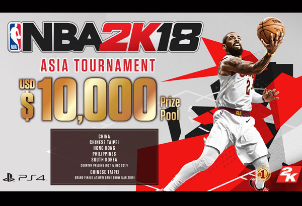 NBA 2K18 Asia tourney stakes $10K prize