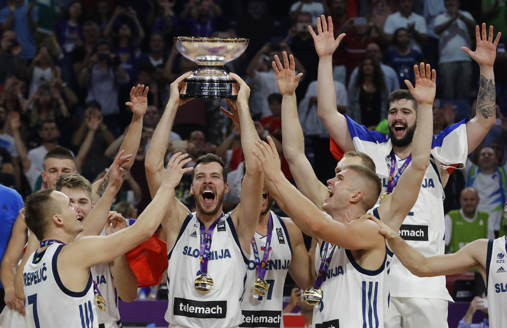 Slovenia beats Serbia 93-85 to win Eurobasket title