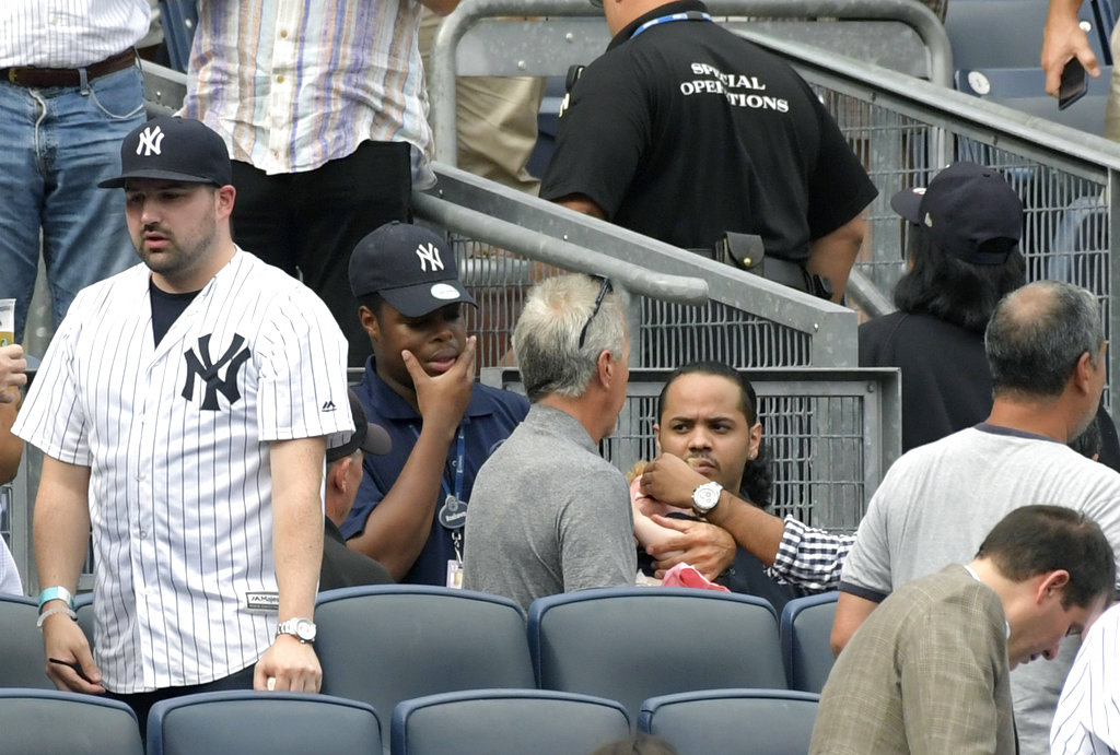 Young girl hospitalized by 105 mph foul at Yankee Stadium