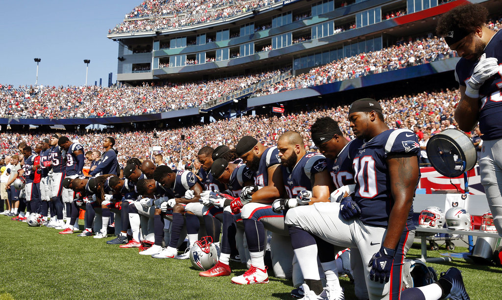President's criticisms spark more protests at NFL games
