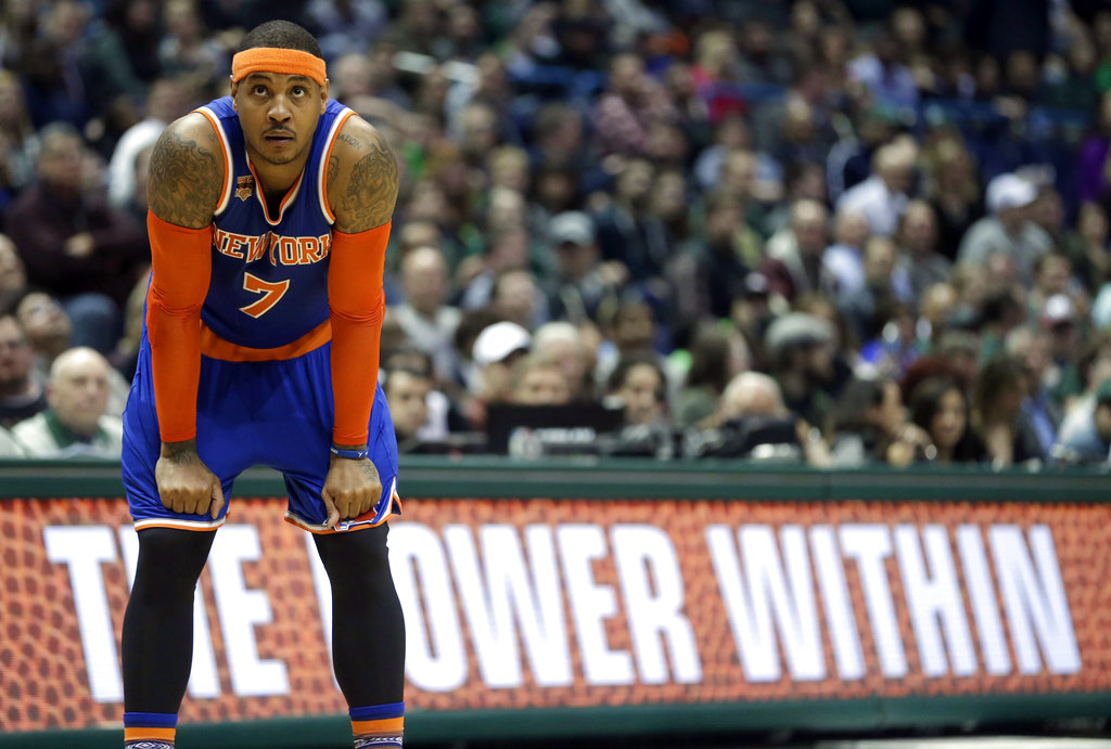 Knicks know they face tough task in moving on after Anthony