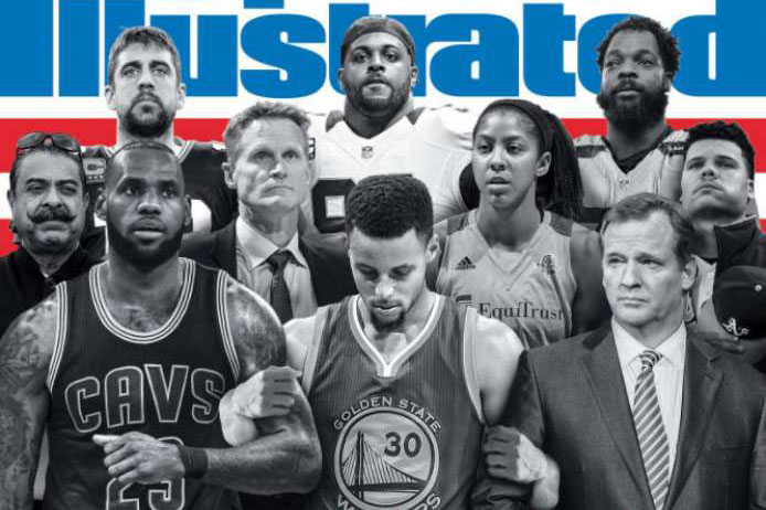 Curry blasts Sports Illustrated for leaving football player Kaepernick off cover