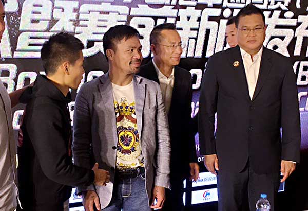 Manny says he wants to fight in China