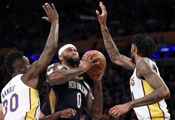 Pelicans hold off huge Lakers rally for first win