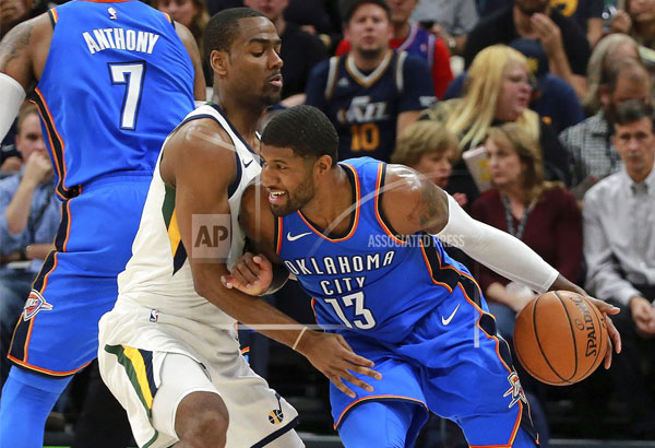 Thunder's Paul George prepares to face former team