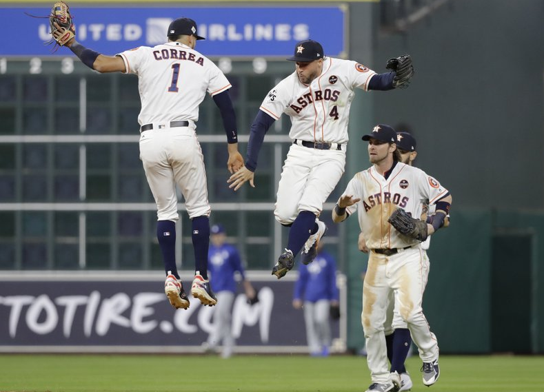  Astros start fast, top Dodgers 5-3 for 2-1 World Series lead