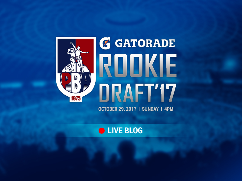 LIVE: 2017 PBA Draft