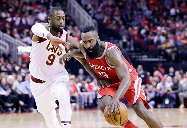 Hardenâ��s triple double lifts Rockets vs James, Cavaliers
