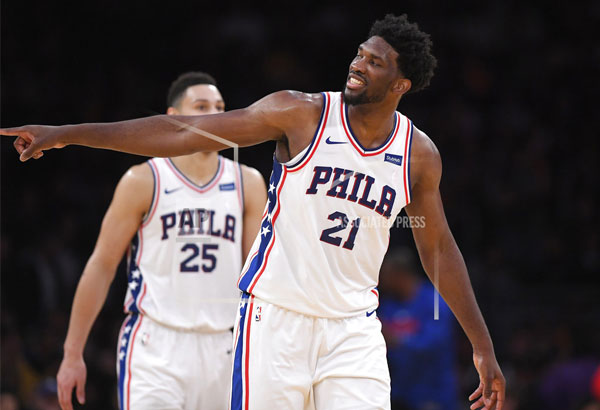 Embiid wows with career-high 46 points, all-around stats as Sixers down Lakers