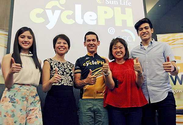 Fun on the road with Sun Life Cycle   