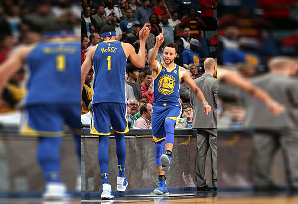 Curry sprains ankle as GSW rip Pelicans