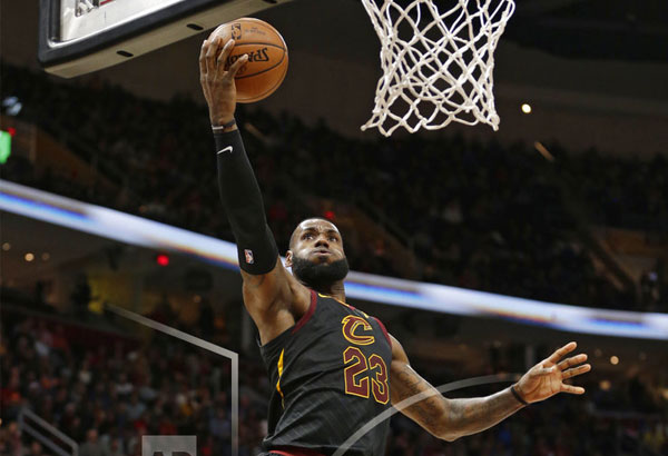 LeBron flirts with triple-double as Cavaliers win 13th straight
