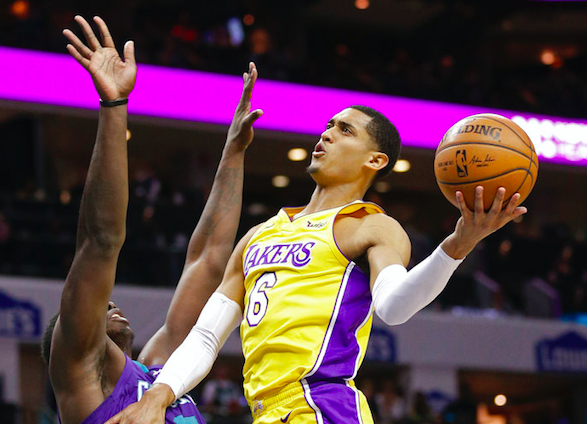 Ball sits, Clarkson scores as Lakers beat Hornets 110-99