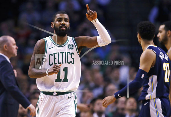 Irving's 33 lifts Celtics past Nuggets