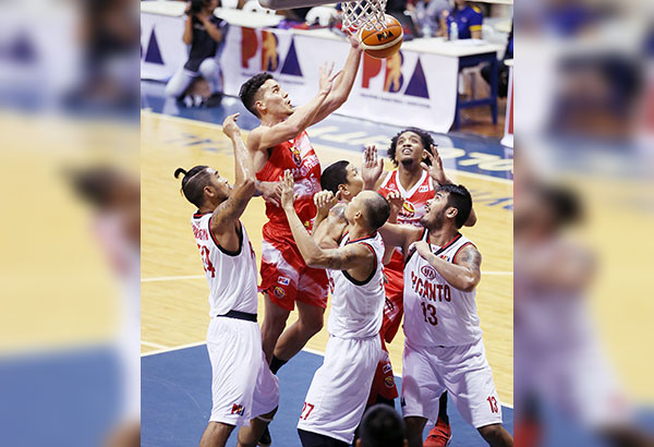 Beermen defuse Bolts, share lead