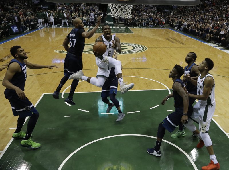 Bucks rally from 20 down to beat Timberwolves 102-96