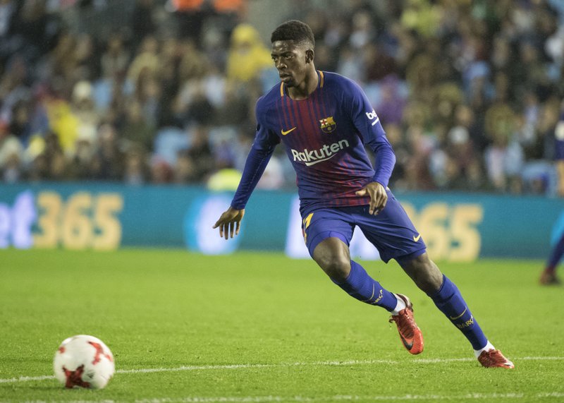 Dembele returns for Barcelona in 1-1 draw at Celta in Copa