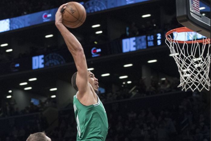 Tatum helps Celtics edge Nets for 6th straight victory