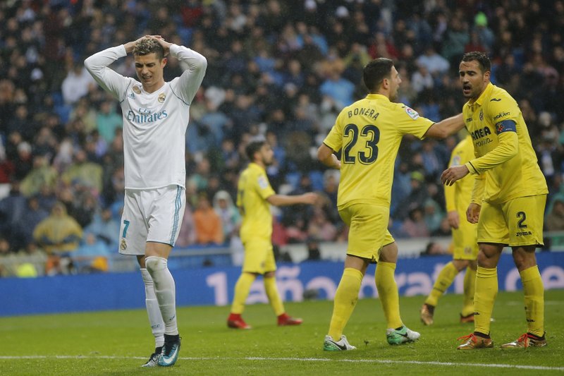 More jeers for Real Madrid after home loss to Villarreal