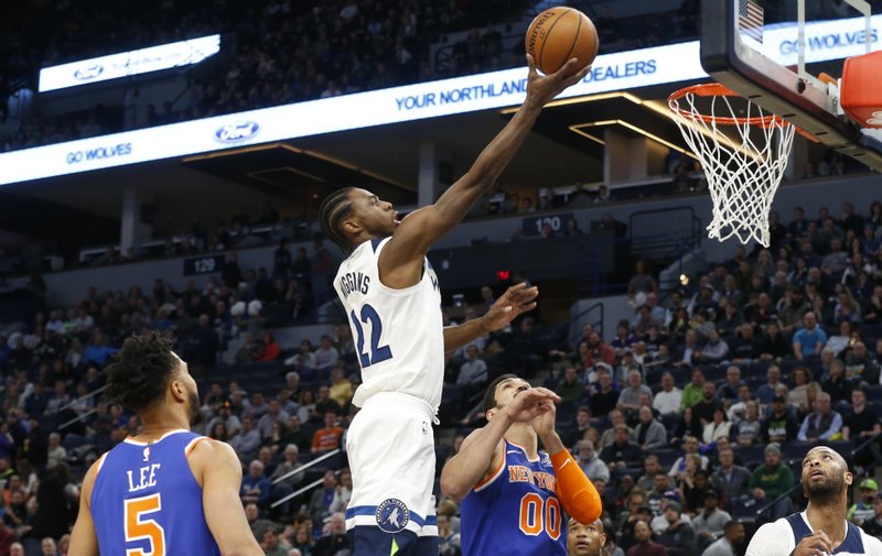 Wolves roll past Knicks, 118-108