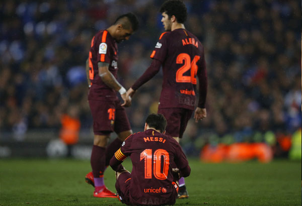 Messi misses penalty as Barcelona's 29-game unbeaten run ends