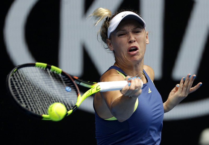 Wozniacki into Aussie Open quarterfinals vs Suarez Navarro