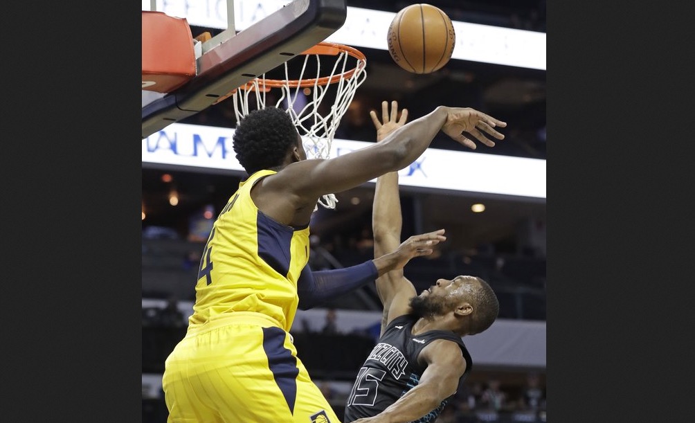 Kembaâ��s 41, record start help Hornets sting Pacers